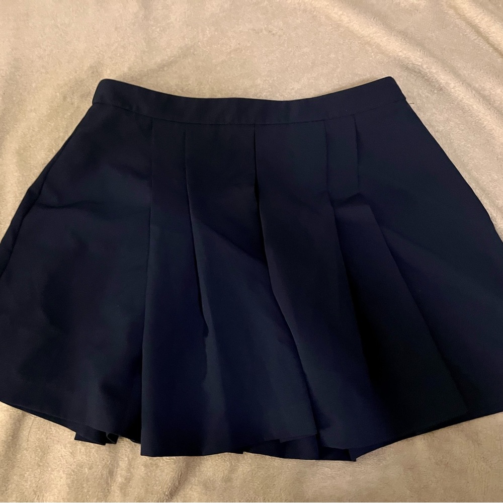 Blue Skater Skirt